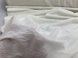 Jersey - offwhite med fint mønster